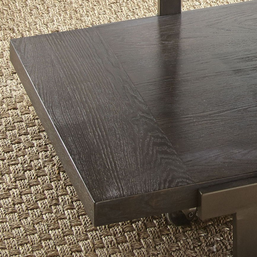 Terrell - Cocktail Table With Caster - Brown - Hornell Furniture Outlet