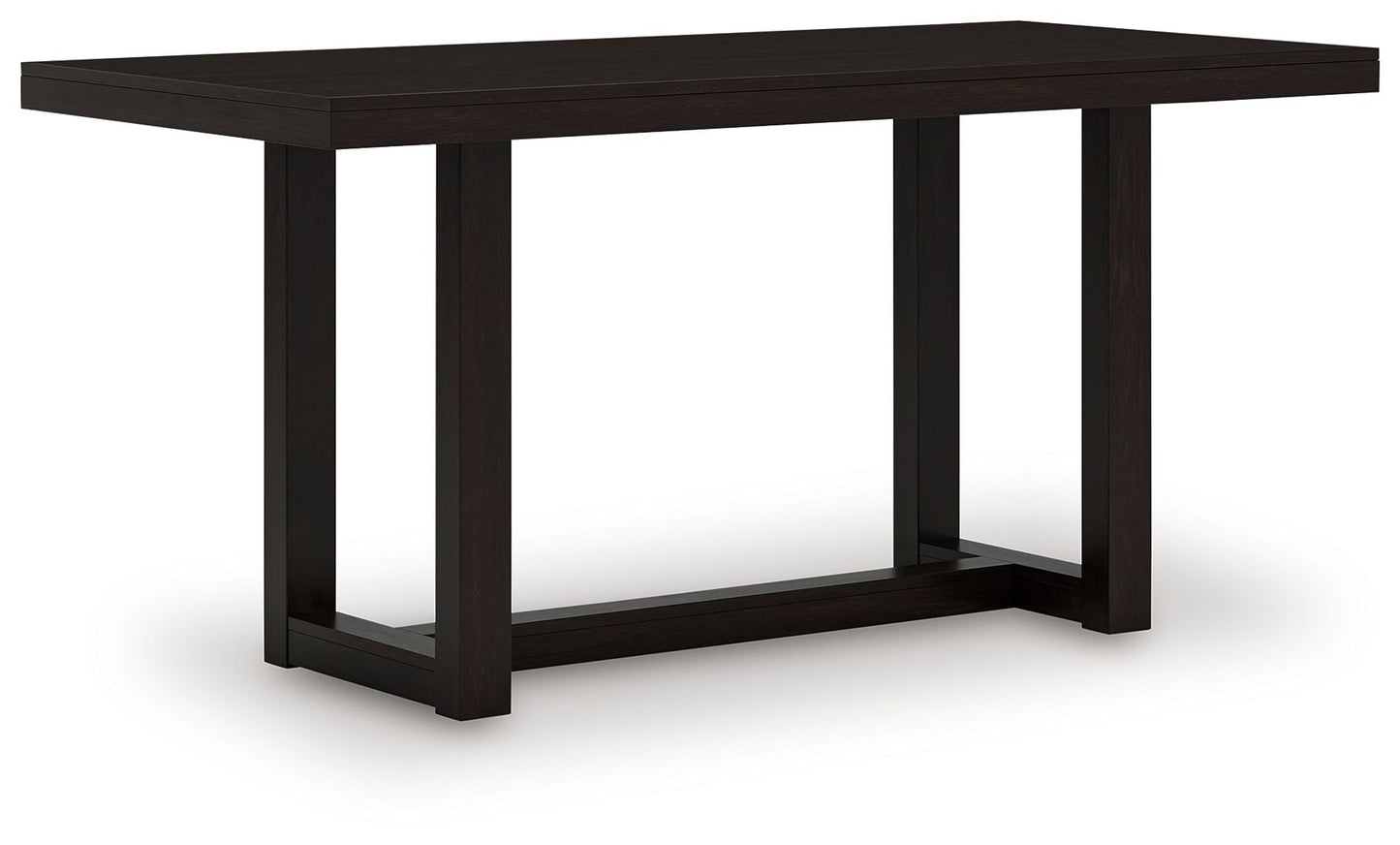 Neymorton - 5 Pc. - Rectangular Dining Room Counter Table, 4 Barstools - Dark Grayish Brown - Hornell Furniture Outlet