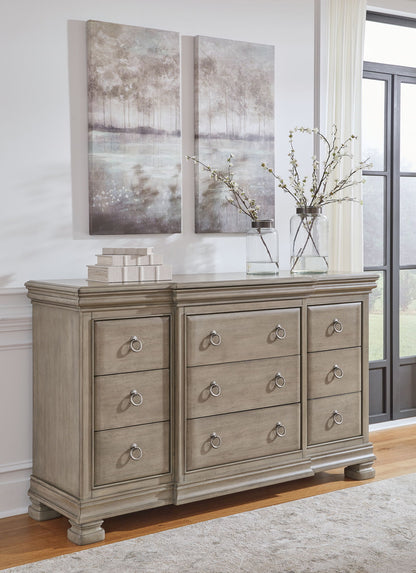 Lexorne - Gray - Dresser - Hornell Furniture Outlet