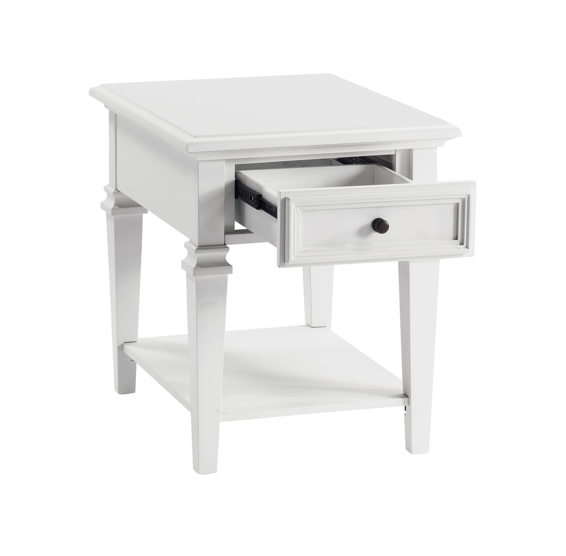 Charlestown - End Table - White - Hornell Furniture Outlet