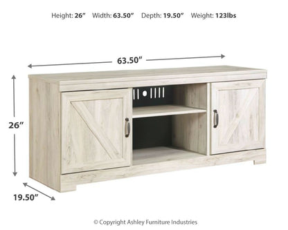 Bellaby - TV Stand W/Fireplace Option - Hornell Furniture Outlet
