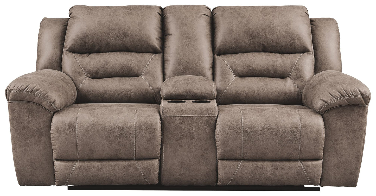 Stoneland - Reclining Loveseat - Hornell Furniture Outlet