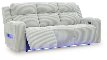 Forest Lake - Power Reclining Sofa With Adj Headrest - Hornell Furniture Outlet