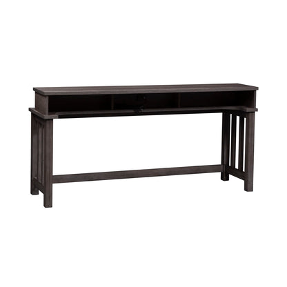 Tanners Creek - Console Bar Table - Dark Gray - Hornell Furniture Outlet