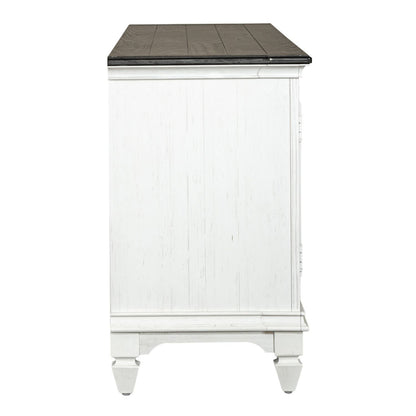 Allyson Park - Entertainment TV Stand - White - Hornell Furniture Outlet