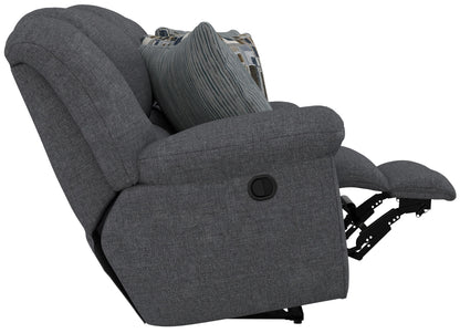 Trifecta - Sofa With 3 Recliners and Drop Down Table - Hornell Furniture Outlet