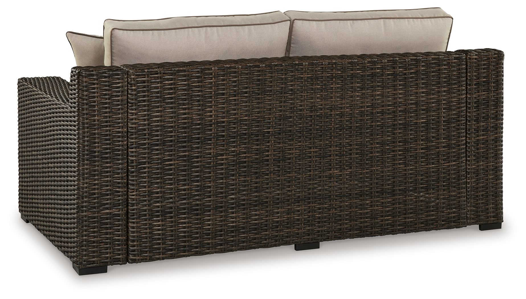 Coastline Bay - Brown - Loveseat W/Cushion - Hornell Furniture Outlet
