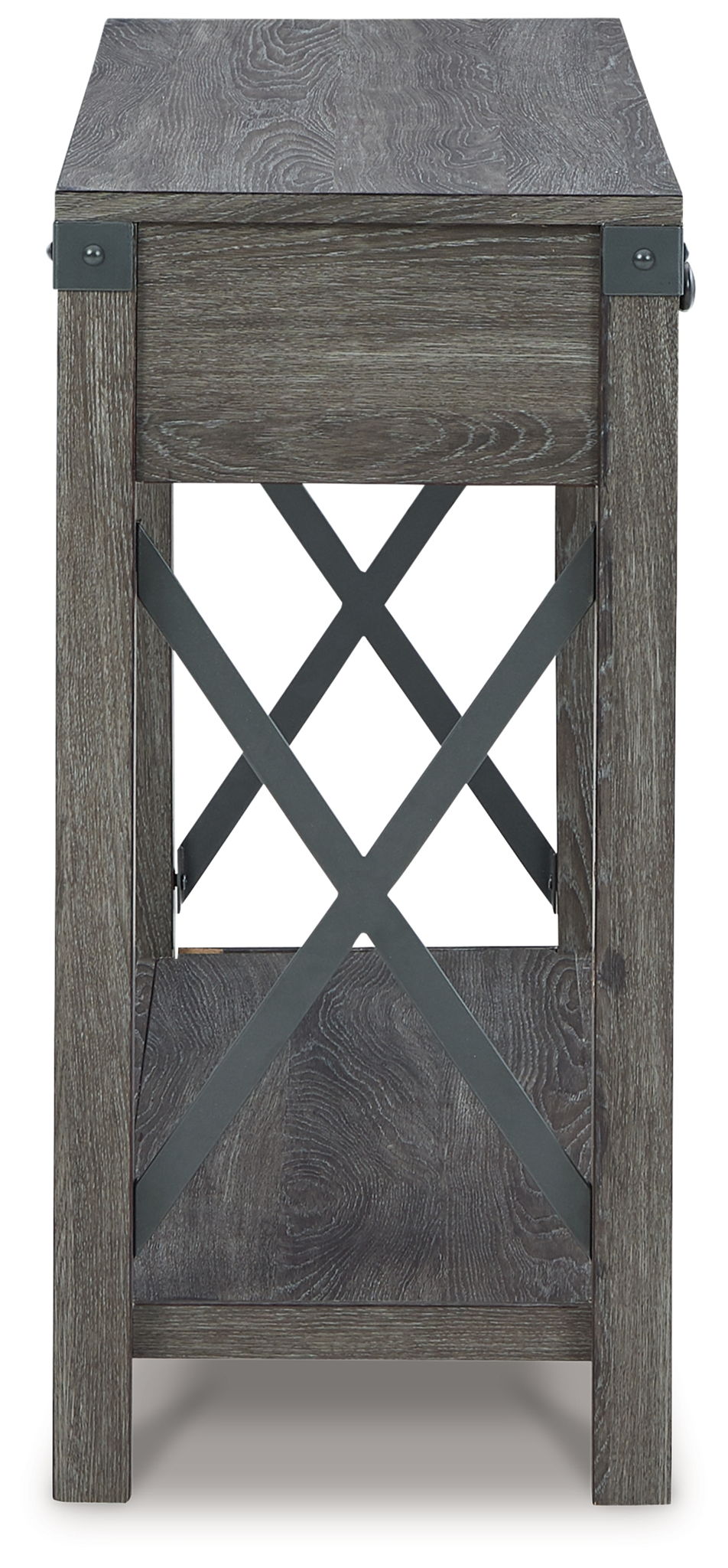 Freedan - Console Sofa Table - Grayish Brown - Hornell Furniture Outlet