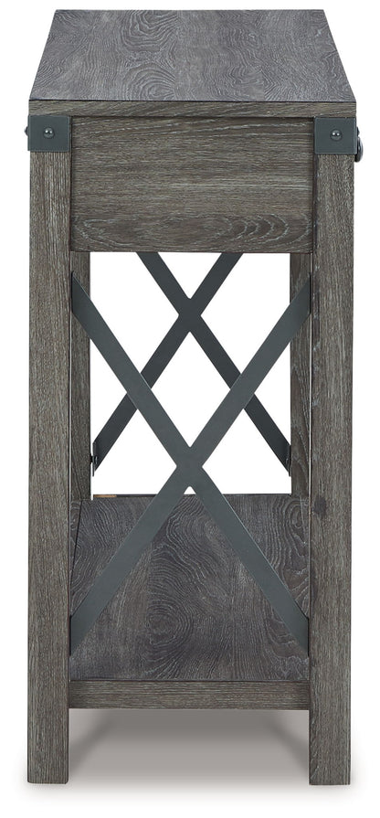Freedan - Console Sofa Table - Grayish Brown - Hornell Furniture Outlet