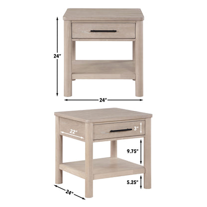 Gabby - End Table - Light Brown - Hornell Furniture Outlet