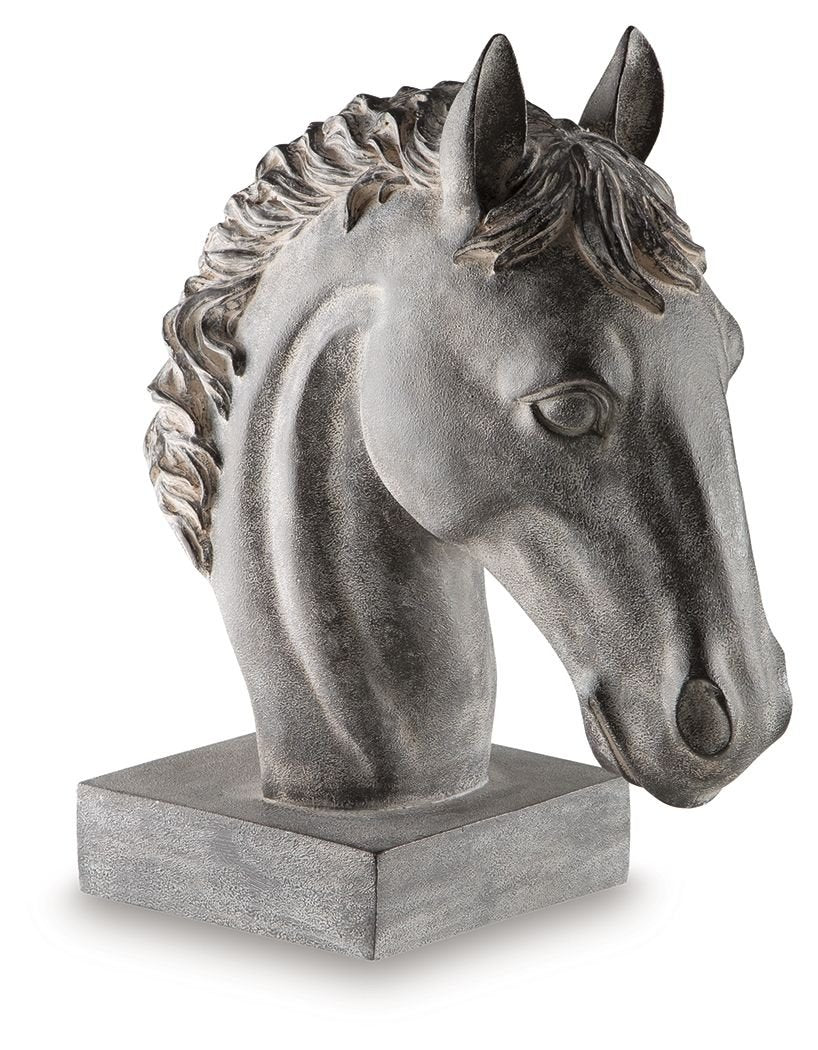 Carnlow - Antique Black - Sculpture - Hornell Furniture Outlet