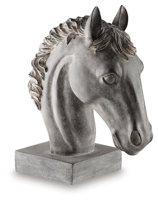 Carnlow - Antique Black - Sculpture - Hornell Furniture Outlet