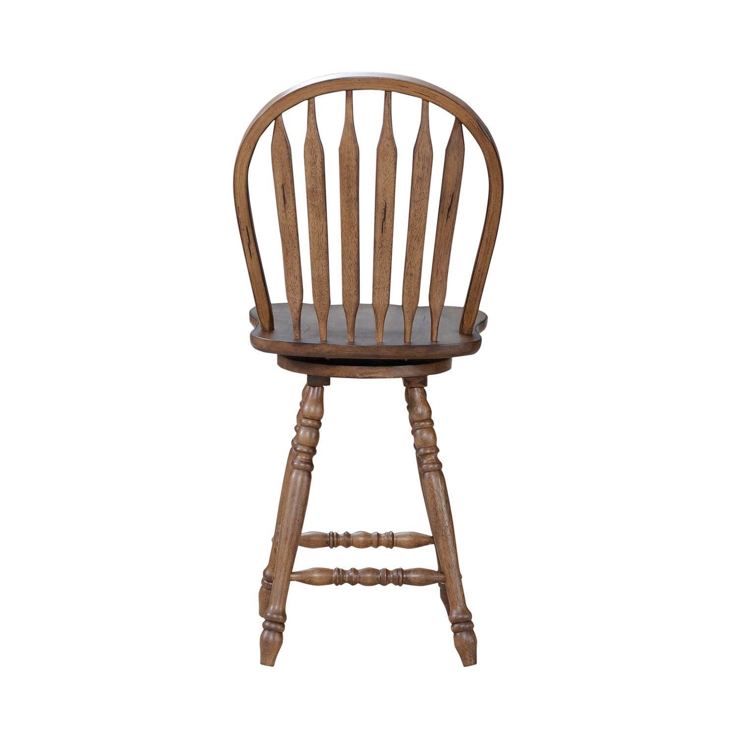Carolina Crossing - Windsor Swivel Counter Chair - Hornell Furniture Outlet