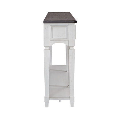 Allyson Park - Hall Table - White - Hornell Furniture Outlet
