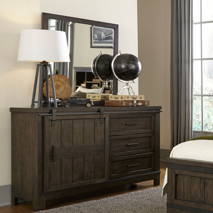 Thornwood Hills - Mirror - Dark Gray - Hornell Furniture Outlet