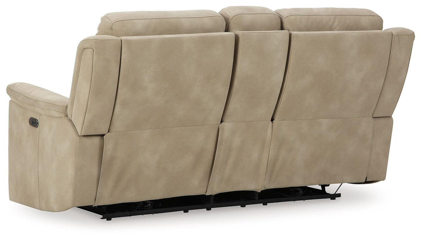 Next - Gen Durapella - Reclining Power Loveseat With Console - Hornell Furniture Outlet
