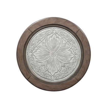 Heartland - Round Ceiling Tile Cocktail Table - White - Hornell Furniture Outlet
