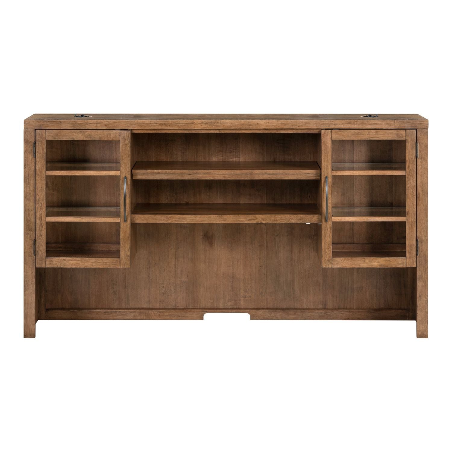 Shaker Lakes - Hutch - Harvest Brown - Hornell Furniture Outlet