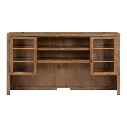 Shaker Lakes - Hutch - Harvest Brown - Hornell Furniture Outlet