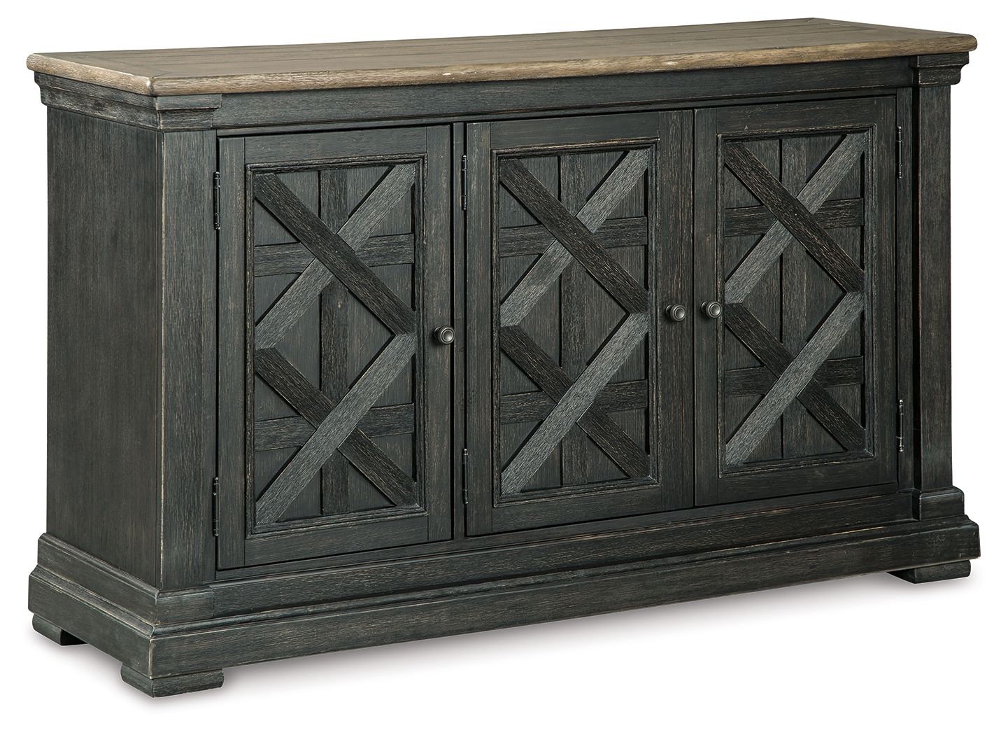 Tyler Creek - Dining Room Server - Black / Gray - Hornell Furniture Outlet