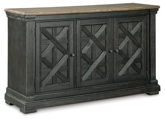 Tyler Creek - Dining Room Server - Black / Gray - Hornell Furniture Outlet
