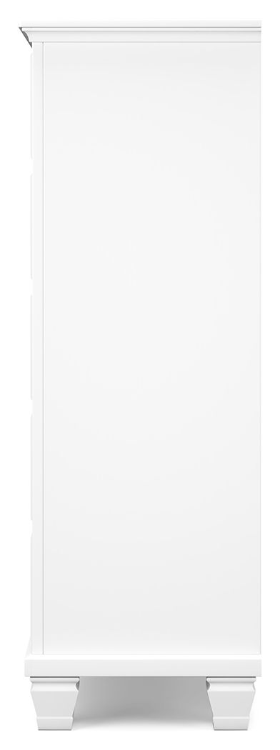Fortman - White - Five Drawer Chest - Hornell Furniture Outlet