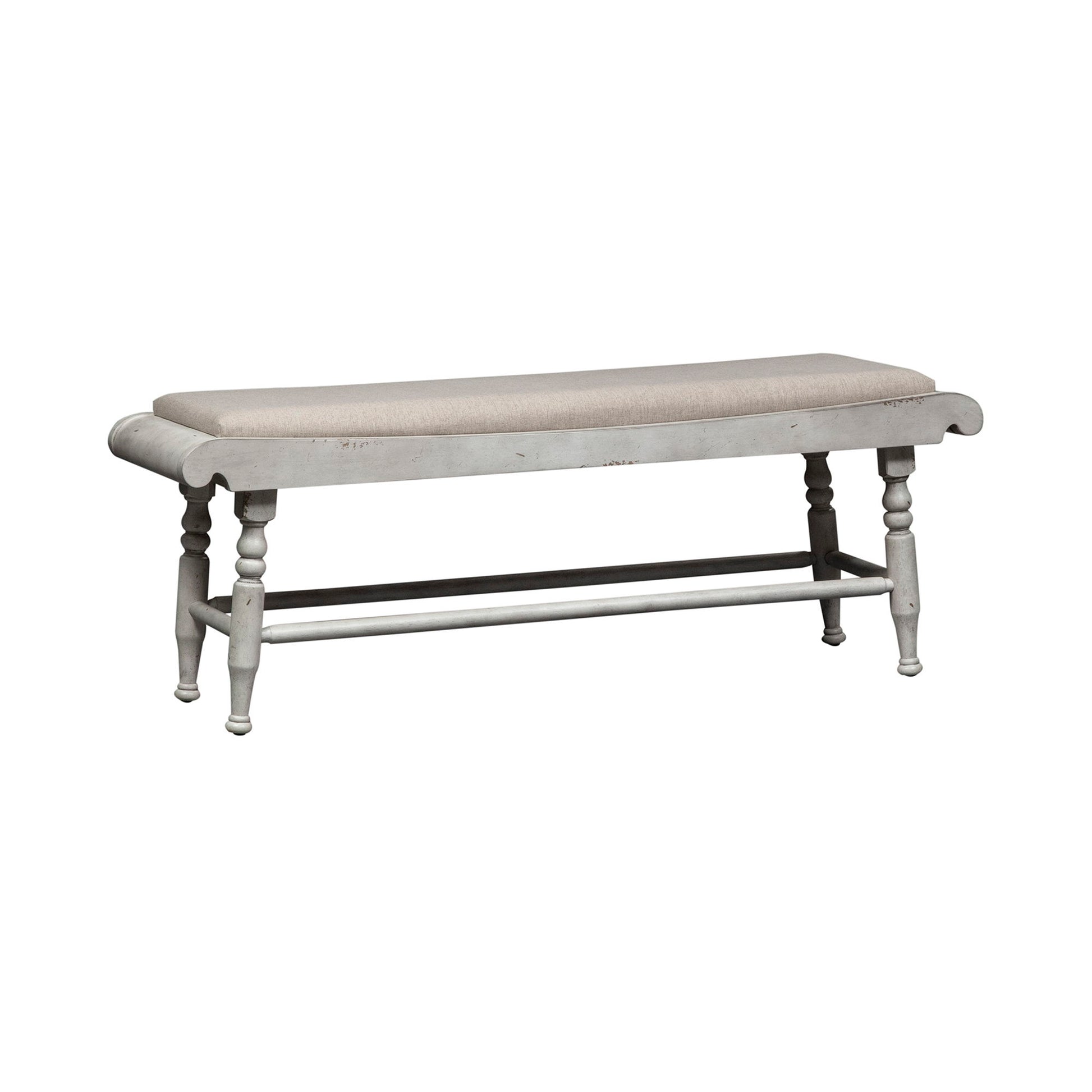 Whitney - Bench - White - Hornell Furniture Outlet