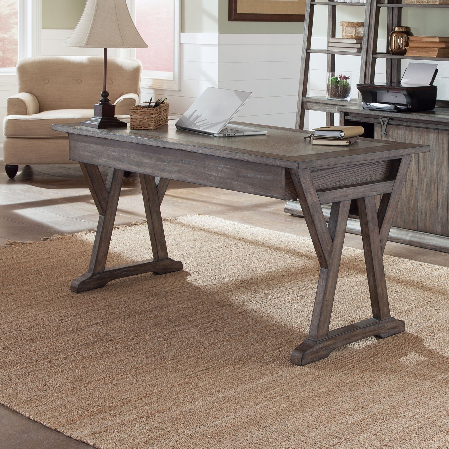 Stone Brook - Laptop Desk - Dark Brown - Hornell Furniture Outlet
