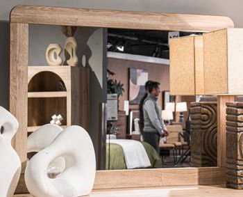 Kinlanni - Tan - Bedroom Mirror - Hornell Furniture Outlet