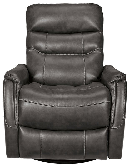 Riptyme - Quarry - Swivel Glider Recliner - Hornell Furniture Outlet