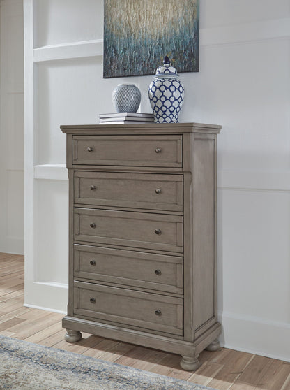 Lettner - Sleigh Bedroom Set - Hornell Furniture Outlet