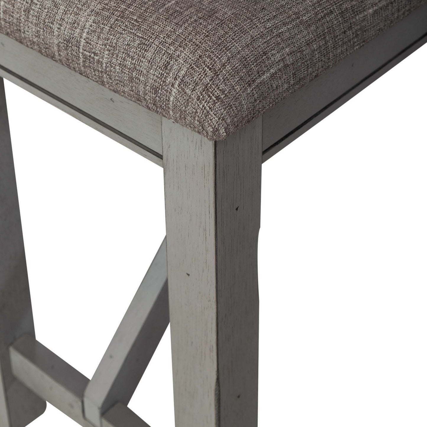 Newport - Counter Height Dining Bench - Gray - Hornell Furniture Outlet