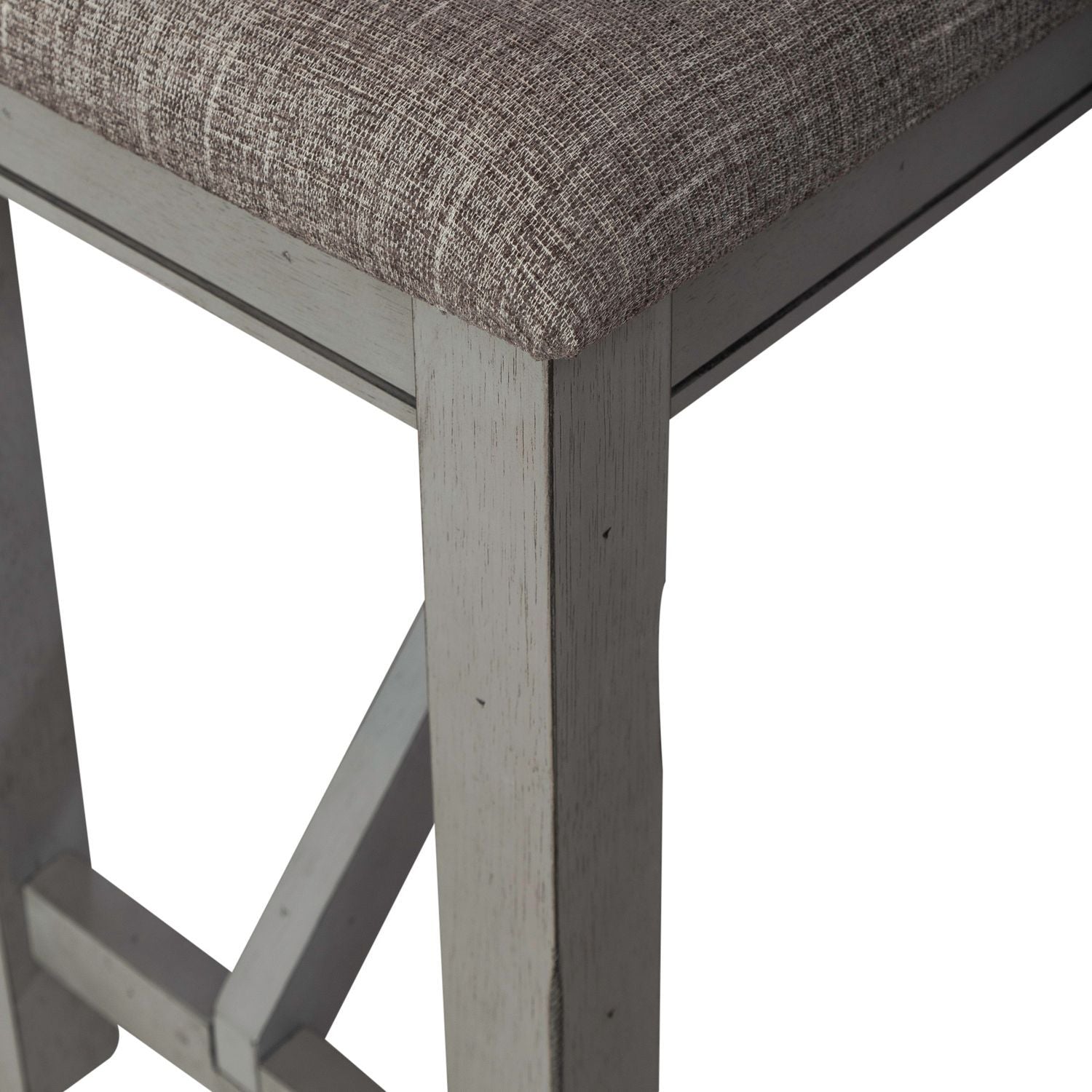 Newport - Counter Height Dining Bench - Gray - Hornell Furniture Outlet