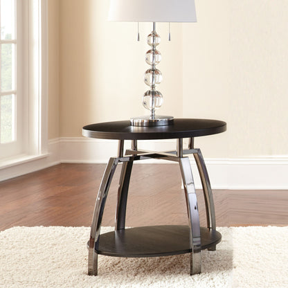 Coham - End Table - Brown - Hornell Furniture Outlet