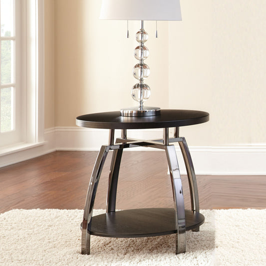 Coham - End Table - Brown - Hornell Furniture Outlet