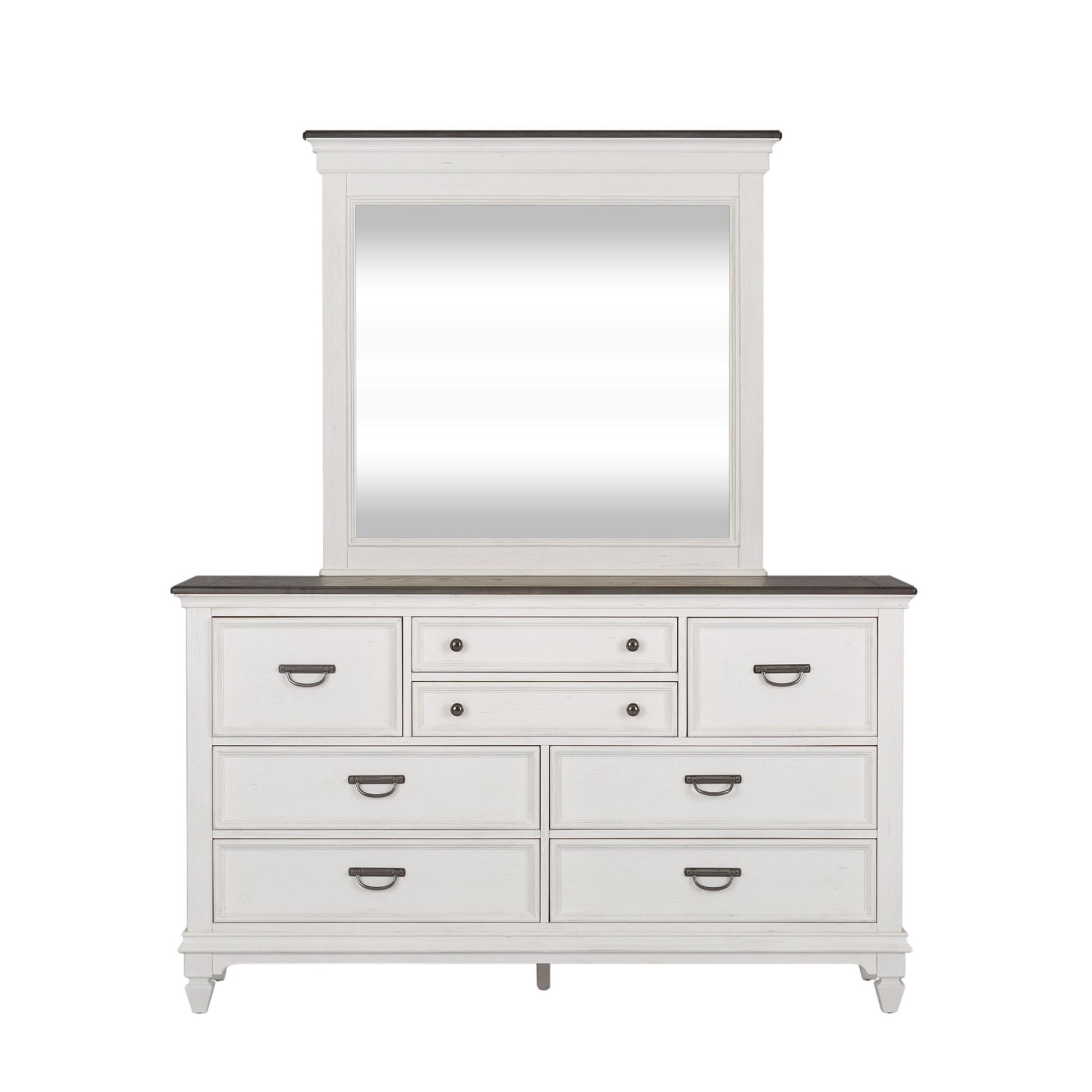 Allyson Park - Dresser & Mirror - Hornell Furniture Outlet