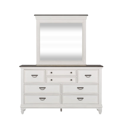 Allyson Park - Dresser & Mirror - Hornell Furniture Outlet