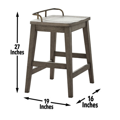 Ryan - Counter Stool - Light Brown - Hornell Furniture Outlet
