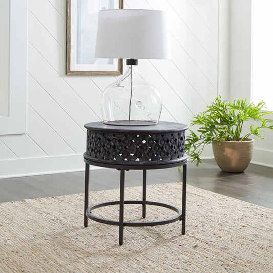 Stella - Accent End Table - Chalkboard Black - Hornell Furniture Outlet