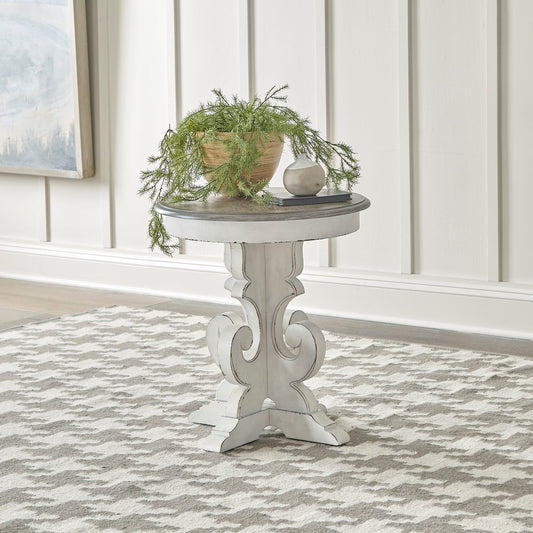 Magnolia Manor - Round End Table - Hornell Furniture Outlet