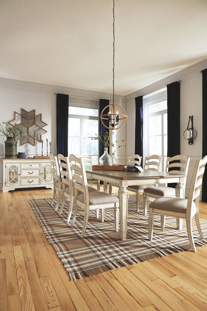 Realyn - Chipped White - Rectangular Dining Room Extension Table - Hornell Furniture Outlet