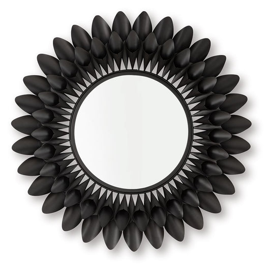 Ryenmour - Oil Rubbed Bronze Finish - Accent Mirror - Hornell Furniture Outlet