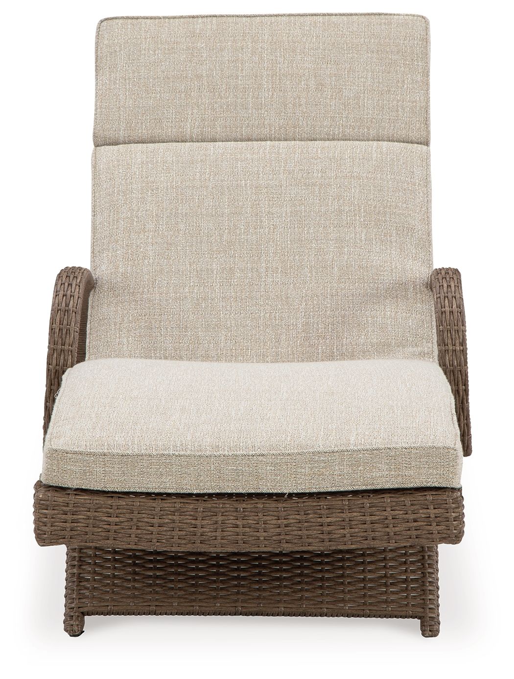 Beachcroft - Beige - Chaise Lounge With Cushion - Hornell Furniture Outlet