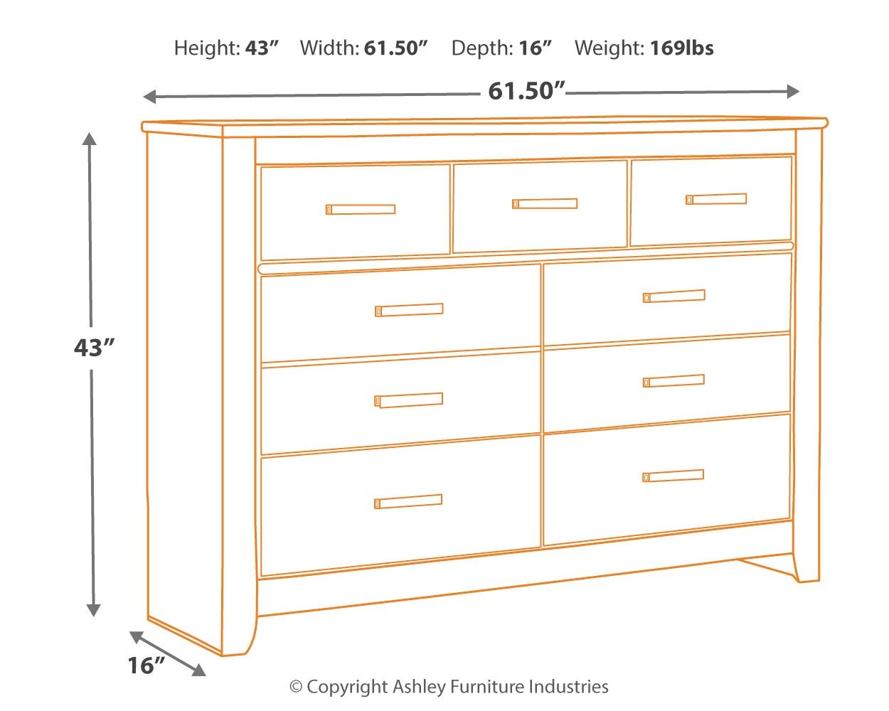 Brinxton - Dresser - Hornell Furniture Outlet
