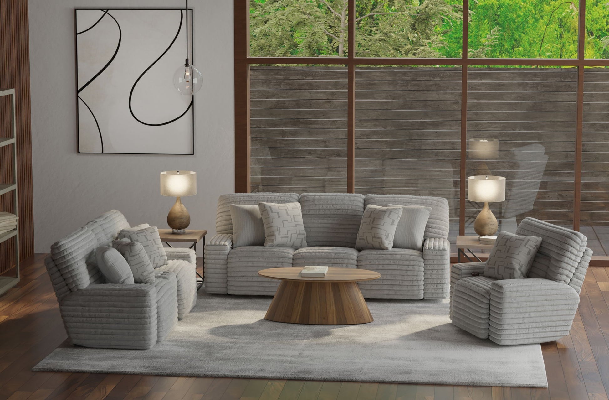 Lynx - Power Reclining Sofa With Zero Gravity - Hornell Furniture Outlet