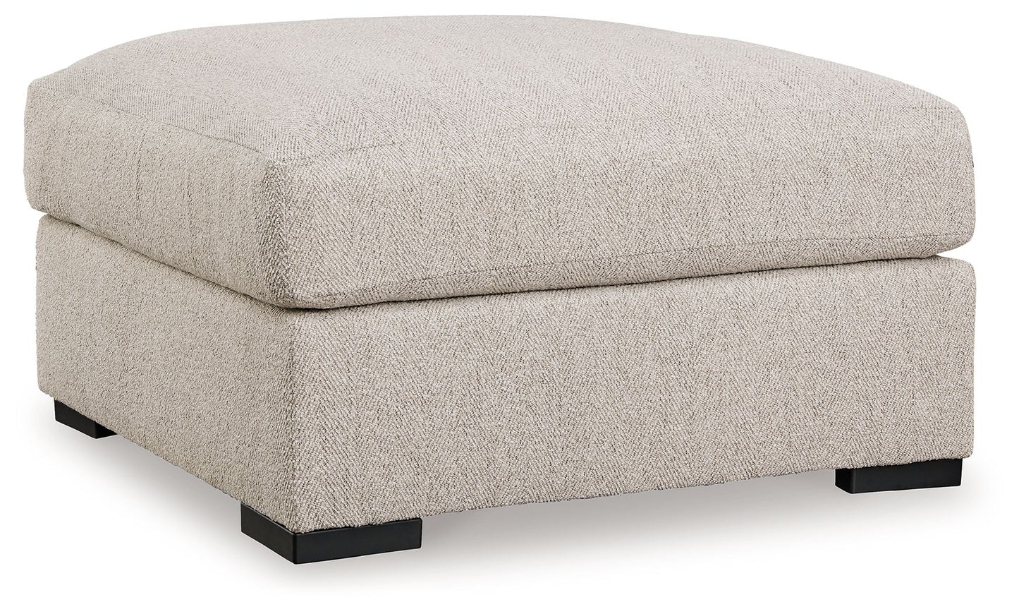 Ballyton - Sand - Oversized Accent Ottoman - Hornell Furniture Outlet