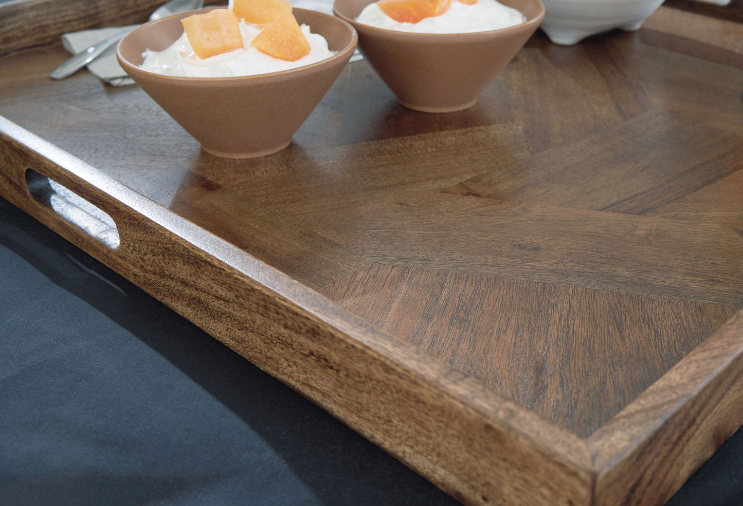 Heddford - Brown - Tray - Hornell Furniture Outlet