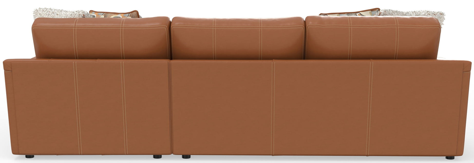 Minori - Italian Leather Sofa / Chaise And Cocktail Ottoman - Hornell Furniture Outlet