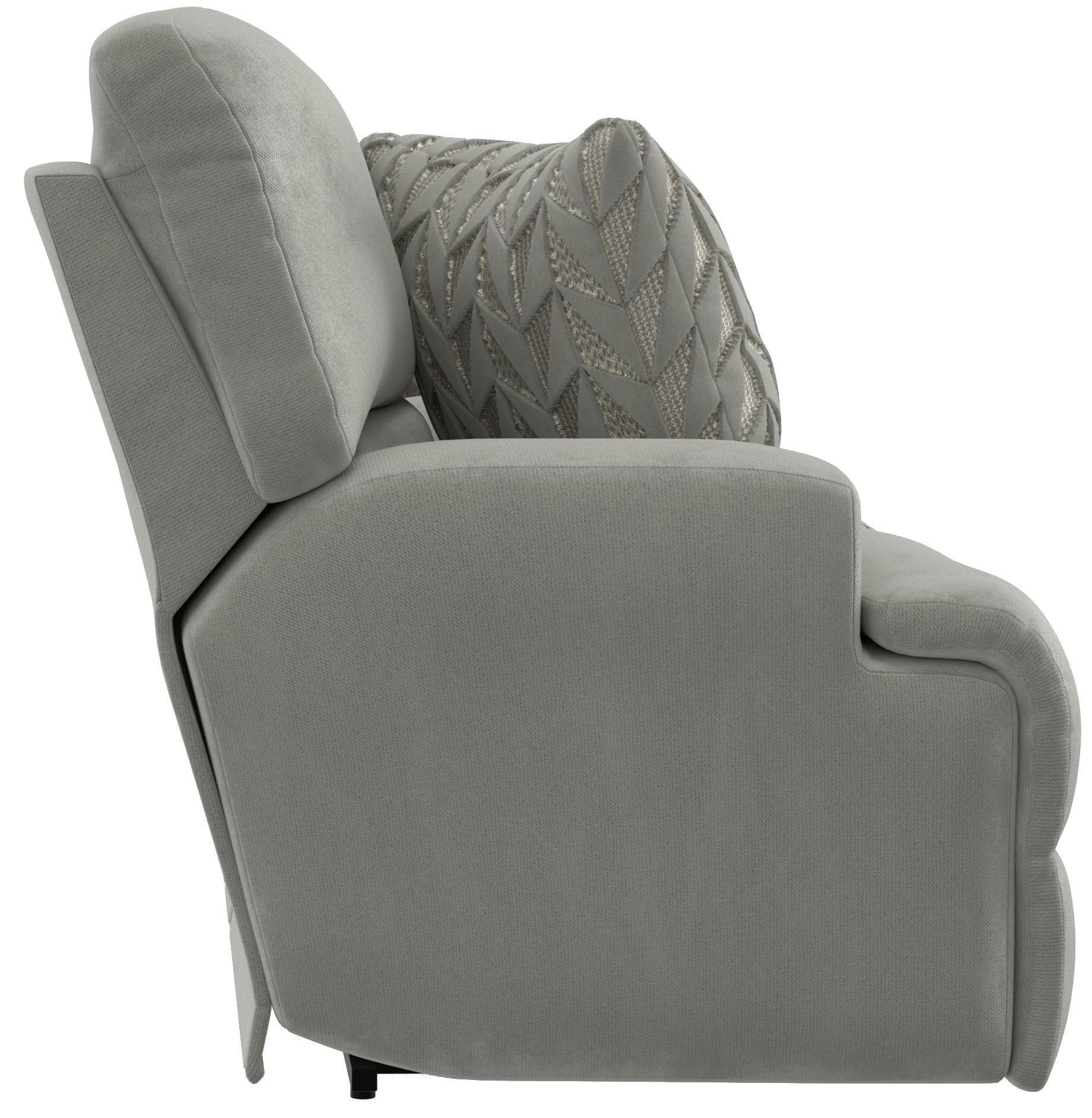 Renaldo - Power Console Loveseat With Zero Gravity Recline - Stone - Hornell Furniture Outlet