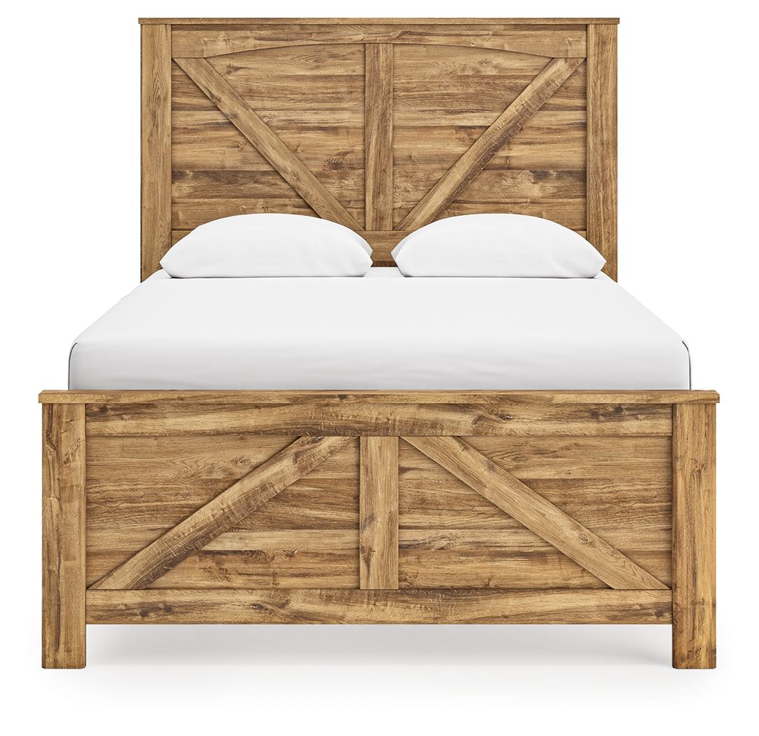 Maystonna - Crossbuck Panel Bed - Hornell Furniture Outlet